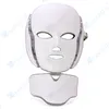 2017 Popular 7 Colors Led Light PDT Photon Therapy Skin Whiten Skin Rejuvenation Skin Care Face Neck Mask Beauty Device