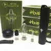 New design Honeybird full kit glass water pipe with titanium tip quartz tip and ceremic tip smoking pipe NC kit in stock