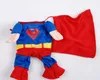 Huisdier kat hond superman kostuum pak puppy hond kleding outfit superheld kleding kleding voor honden herfst / winter