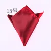 Fashion Mens formal wear suits pocket handkerchief solid color square handkerchiefs Solid Color 200 Pieces Optional Multi-types DHL