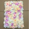 20 stks / partij romantische bruiloft bloem muur voor fase of achtergrond bruiloft kunstmatige bloem decoratie roos hortensia bloem