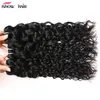 Tressen Ishow Großhandel 8A Water Wave Virgin Hair Bundles Weft 3 Stück 100% unverarbeitete brasilianische peruanische indische malaysische Extensions für Wo