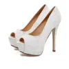 Dame magnifique discothèque chaussures de soirée Super talons hauts sandales femme chaussures habillées or mariage robe de mariée chaussures