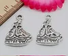 Livraison gratuite 200 pièces pendentif à breloques fille en argent tibétain pour la fabrication de bijoux 21.5x15mm
