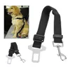 Hund sele 1 st justerbar bilsäkerhet husdjur hund sits bälte husdjur tillbehör bälte sele hastraint bly leash travel clip