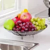 Acier Inoxydable Pliable Vapeur Multifonction Légumes Fruits Panier De Cuisine En Métal Support Vapeur Cuisine Outils 14 cm