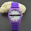 Casual merk Dames Heren Unisex Dier krokodil Stijl Wijzerplaat Siliconen Band Analoge Quartz horloges