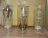 Tre stili di tubi colorati, Bruciatore a nafta Tubi di vetro Tubi dell'acqua Tubi di vetro Piattaforme petrolifere Fumatori con contagocce Bong di vetro Accesso