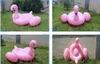 195 * 200 * 120 cm Géant gonflable Flamingo Pool Toy Swimming Float Swan Migne Ride-on Pool Swim Ring pour les vacances d'été Party