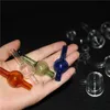 smoking Set XXL Quartz Thermal Banger Bubble With Quartzs carb cap 10 14 18mm Double Tube Nails Tips glass bongs