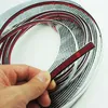 13Meters Silver Car Chrome Styling Decoration Moulding Trim Strip Tape Auto DIY Protective Anti-Collision Sticker 6mm 8mm 15mm 20m263d
