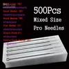 500Pcs Assorted Disposable Sterile s Mixed Size For Tattoo Ink Cups Tip Kits Best Price