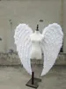 Stor storlek Vacker vit ängelvingar Bilutställningssteg Prestanda Visar Bröllopsskytte Ren Pure Handgjorda