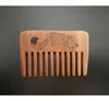 Nouveau peigne en bois de poche Super peignes en bois pas de peigne à barbe statique outil de coiffure livraison gratuite