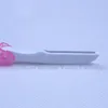 Wenkbrauwtrimmer Lady to Cutter 3pcslot plastic handvat opvouwbare roestvrijstalen wenkbrauwscheermes scheerapparaat tool voor vrouwen gezichtsverzorging4034440