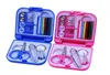100pcs Portable Travel Sewing Kits Box Needle Threads Scissor Thimble Home Tools