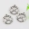 Hot ! 100pcs Antique Silver Zinc Alloy Single-sided Field Hockey Charms 19x23mm DIY Jewelry A-450