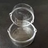 5cm Diameter Wax Glass Dish Smoking tool Container Ashtray Ash Catcher bowl For water bong Hookahs OIL RIG bowls