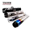 TKOSM Modified 51mm Universele Motorfiets Muffler M4 Uitlaat Pijp Case voor Honda CBR1000 Case voor Yamaha R6 voor Kawasaki M4 Uitlaat