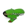 Fullgröna svarta fairings för Kawasaki ZX9R 1994 1995 1996 ABS plast ZX 9R 94 95 96 97 Motorcykel Nya paneler Kroppsramar