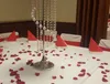 Centrotavola in cristallo di metallo argentato/Decorazione da tavola/Vaso di fiori portacandele in piombo per matrimoni per eventi, hotel, feste, decorazioni per la casa