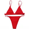 Gut A++ Der neueste einfarbige Badeanzug mit geteiltem Bikini-Anzug für Damen NS021