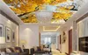 3d ceiling custom 3d wall mural wallpaper Dream Clouds Orchids Pigeons ceiling po wallpapers for living room 3d ceiling wallpap5362778