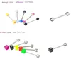 105pcs/set Mix Acrylic Stainless Steel Eyebrow Navel rings Belly Lip Tongue Ring Nose Bar Rings Body Piercing Jewelry C060