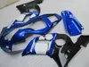 Fairing Kit voor Yamaha YZF R6 98 99 00 01 02 Blauw Wit Zwart Carrosserie Verklei Set YZFR6 1998-2002 OT01