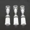 Domeless Quartz Banger Nail 14 mm 18 mm Hembra Macho Conjunto Cuarzo Domeless Banger Nails Bowl para Rips y Dabs Cera Plataformas petroleras Bongs de vidrio