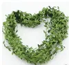 Brand new 20m artificielle vert fleur feuilles rotin bricolage guirlande accessoire pour la décoration de la maison bandeaux bandeau hairflowers