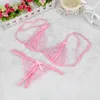 Femmes Sexy Lingerie sous-vêtements en dentelle vêtements de nuit G-string Lingerie vêtements de nuit à la mode # R671