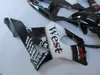 Insprutning Mote Fairing Kit för Suzuki GSXR1000 03 04 West Sticker Black Fairings Set GSXR1000 2003 2004 OT13