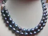 Подробные сведения о реальный таитянский красивая 11-13 мм натуральный черный жемчужное ожерелье в стиле барокко