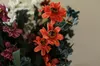 5Colory Hurtownie PE Prawdziwe Dotknij Sztuczne Małe Kwiat Bukiety PE Euro Styl Chryzantema 50 sztuk / partia Ogród Ogród i Ślubne