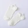 Försäljning Solid Färg Vertikal Candy Färger Bomull Kvinnors Strumpor Hosiery Double Needle Fresh Sweet Ladies Sock LW005
