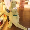 Dorimytrader 200 cm énorme mignon simulé Animal Crocodile en peluche oreiller coussin grand dessin animé Alligator en peluche jouet enfants poupée 790396282013