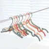 Space Saver Travel Portable Folding Hangers Rack Outdoor Kläder Hängare Multifunktionell Magic Folding Kläder Plast Antiskidhängare