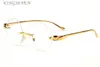 Lunettes de soleil en bois de mode pour hommes Buffles d'œil de chat Corne de soleil polarisé les lunettes de soleil à demi-cadre verrures claires rondes verres de soleil avec bo5421046