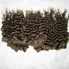 tissage de cheveux bouclés crus 100 cheveux humains péruviens non transformés 8 pouces 6 pièces sans enchevêtrement plus doux