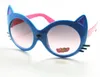 Летний стиль, новинка 2017 года, высококачественные детские солнцезащитные очки с УФ-защитой, солнцезащитные очки в форме кота и животного, очки для детей, 24 шт., Lot229E