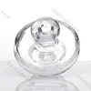 Glass Carb Cap UFO Universal smoke Terp Vacuum 2mm 3mm 4mm Thick Quartz Banger Nail Enail 19mm Diameter 34mm Domeless Dab Rig 662