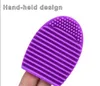 Makeup Brush Cleaner Tools Glove Scrubber Wash Cleaning Brushes Egg Cosmetic Tool Clean Cleaners Finer Hand Foundation Remover