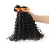 Não transformados encaracolado tecer feixes de cabelo humano 200g kinky encaracolado cabelo virgem Preto Natural brasileiro virgem encaracolado cabelo, nenhum derramamento, emaranhado livre