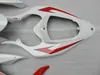 Wtrysk Mold Kit dla Yamaha YZFR1 2004 2005 2006 White Red Fairings Set YZF R1 04 05 06 OT01