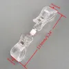 Retail Supplies Card Holder Display Pop Price Etikett Tag Sign Merchandise Clips Plastic Double Tube Stores Promotion 10st