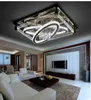 BE50 Simple Modern Creative Rectangular Ceiling Light Oval LED Crystal Lamps Living Room Restaurant Bedroom el Ceiling Lights L224F