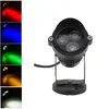 10 stks / partij 3W AC85-265V 12 V LED Tuin Spike Light IP65 Waterdichte projector Pad Landschap Spot Light Security Lawn Light