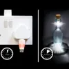 Nyaste originalitet Lätt korkformad uppladdningsbar jul USB-flaska Ljusflaska LED Lampa Cork Plug Wine Bottle USB LED Night Light L0803