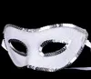 nieuwe mode party bal masker mannen vrouwen venetiaanse maskerade bruiloft glitter doek maskers kerstkostuum rekwisieten goud zilver